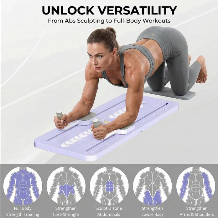 No gym? No problem! It disappears under your sofa in seconds.