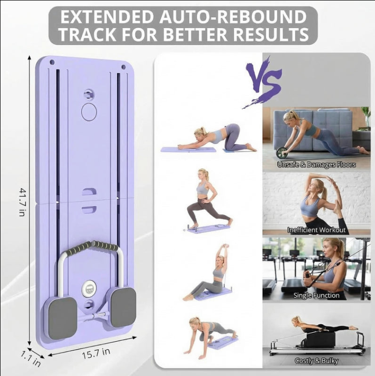 No gym? No problem! It disappears under your sofa in seconds.